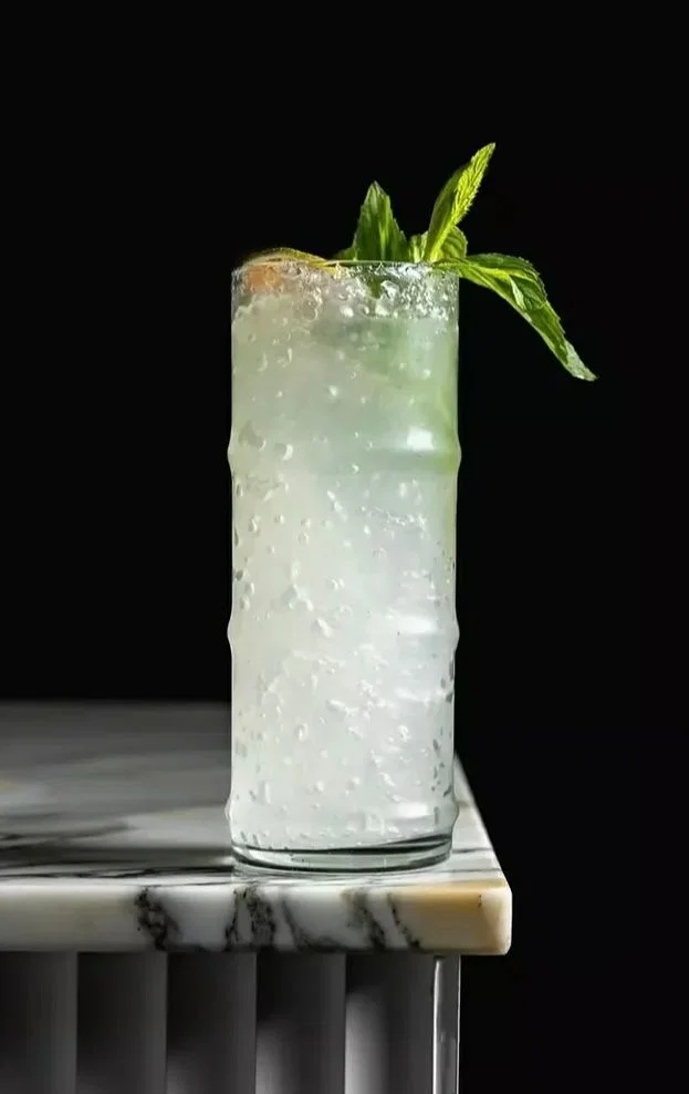 Tiki Bamboo Highball Glass