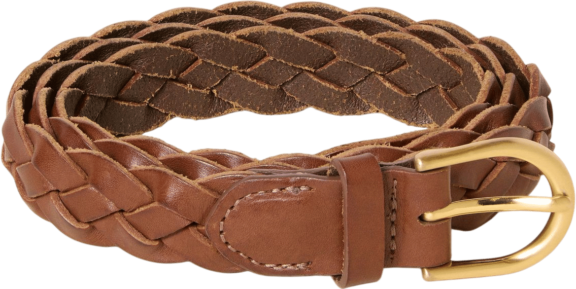A Braided Leather Belt
