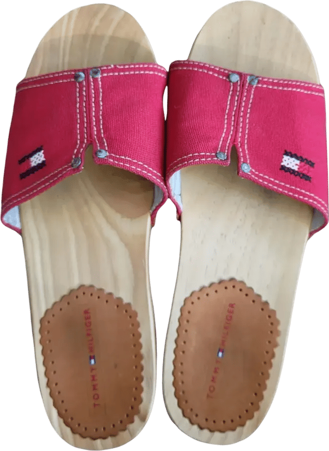 Cloth sandal Tommy Hilfiger Red size 39 EU in Cloth - 53858873