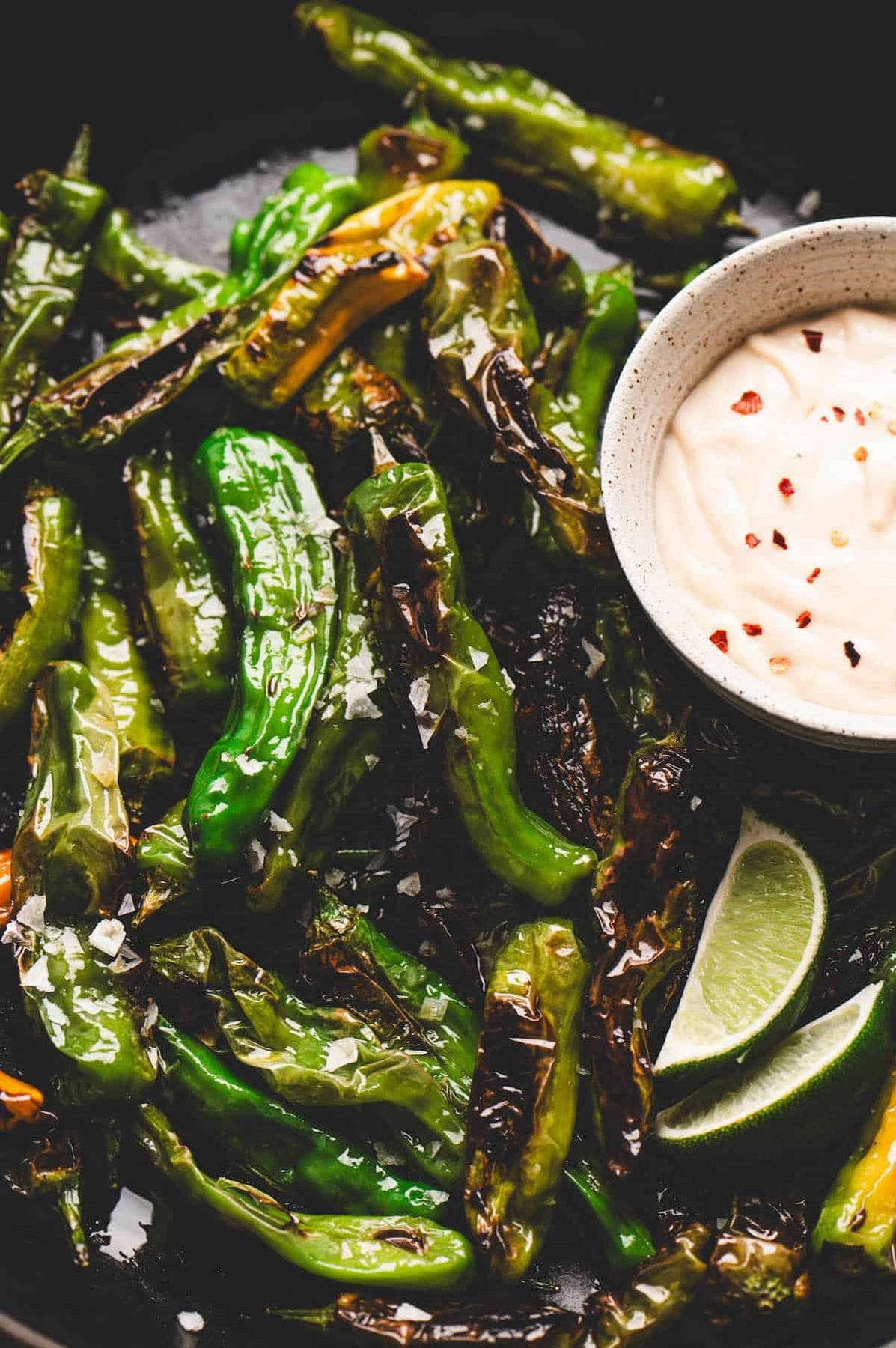 Shishito peppers at Spork
