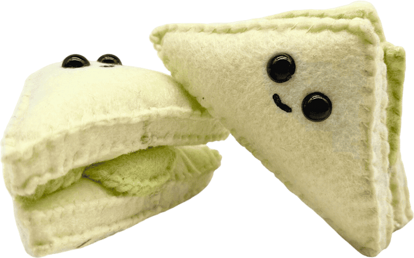 Felt Cucumber Sandwich