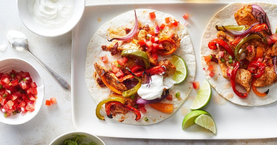 Sheet-Pan Chicken Fajitas Recipe