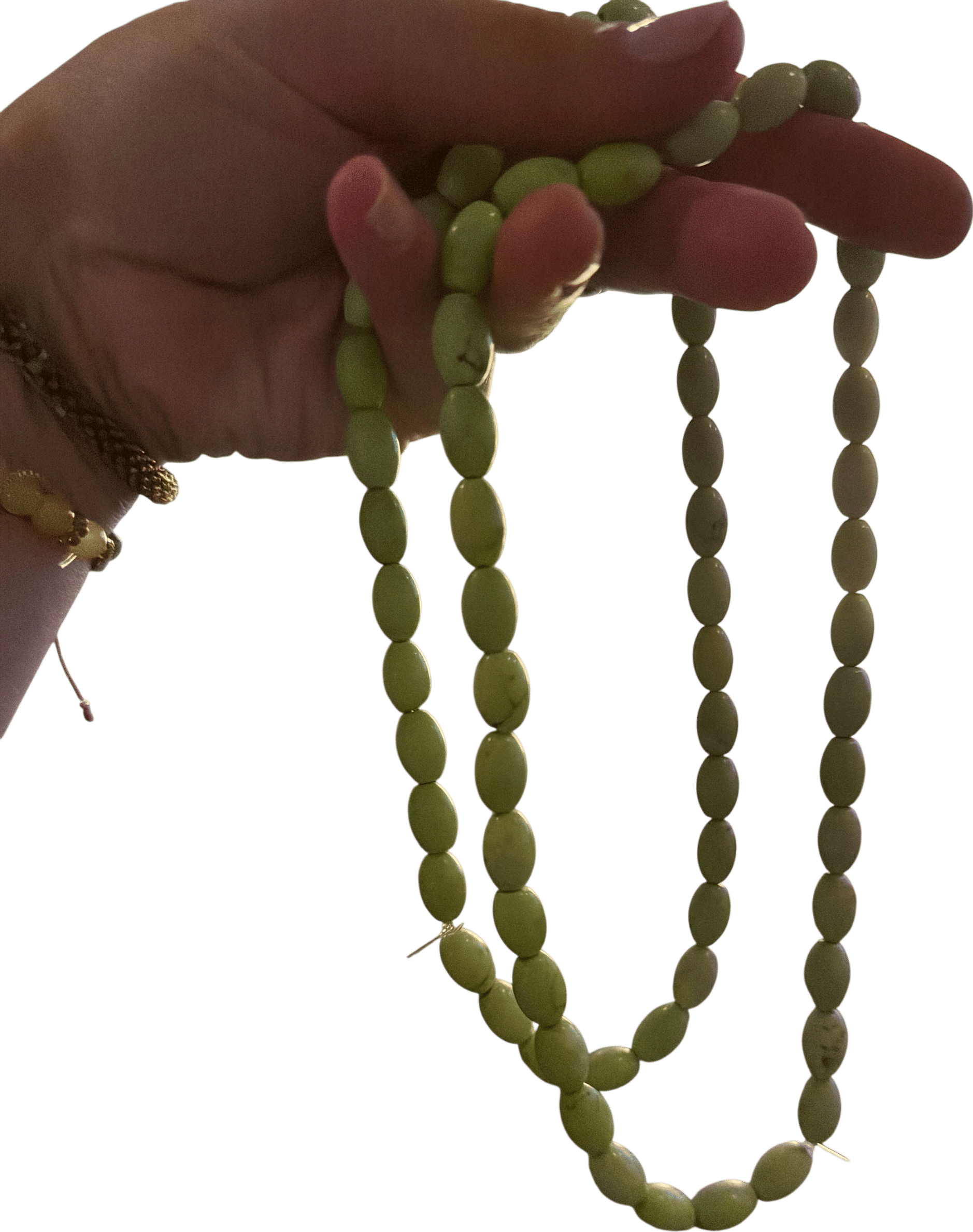 Thrifting weird beaded necklaces and just using the beads