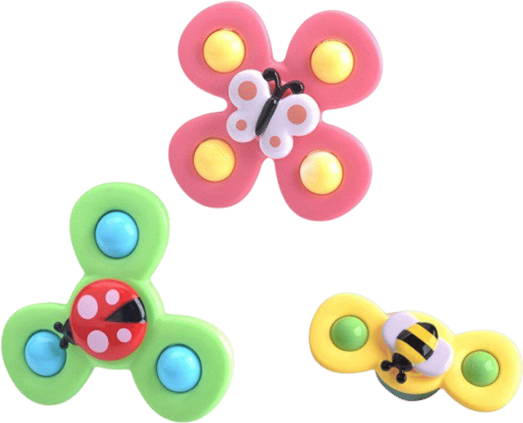 Baby Suction Spinner Toys