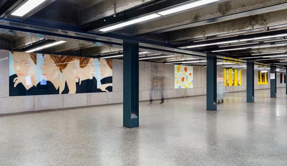 Alex Katz Subway Art at 57th Street