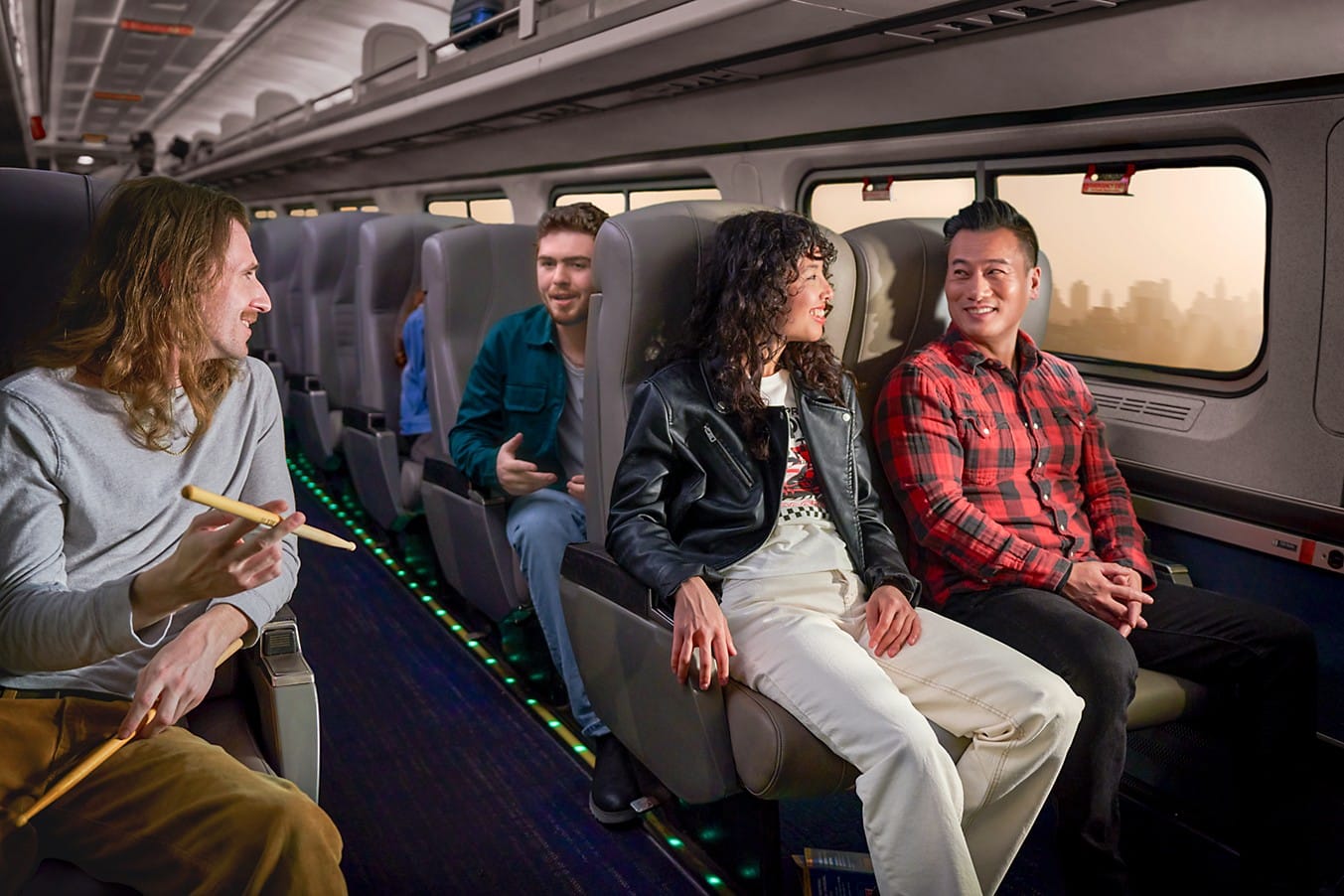 Taking the train