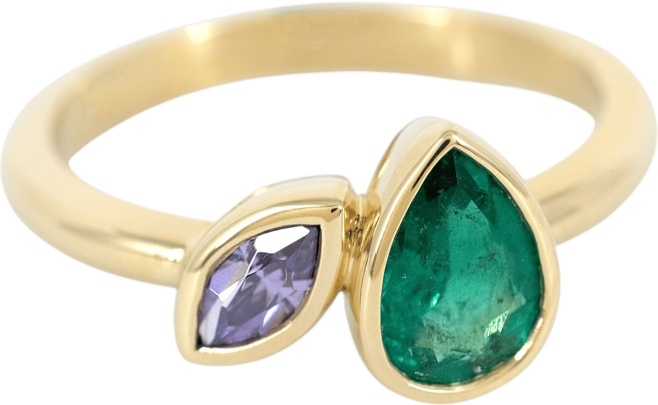 Two Stone ring for Giovanna