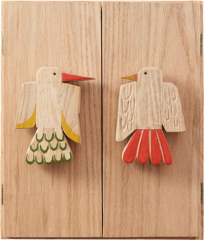 Love Birds Wall Cabinet