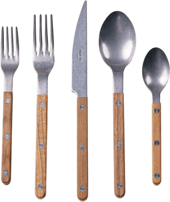 Bistrot Vintage Teak Flatware