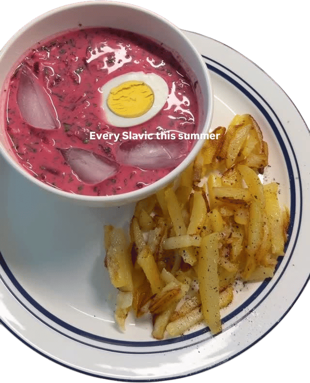 Holodnik & Fried Potatoes