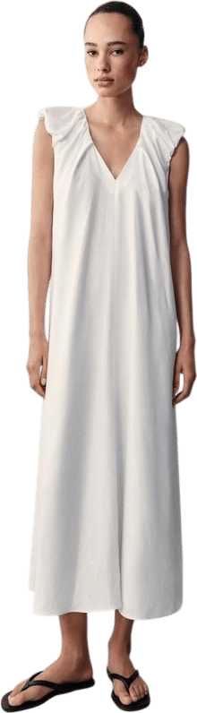 Zara Long Linen Robe