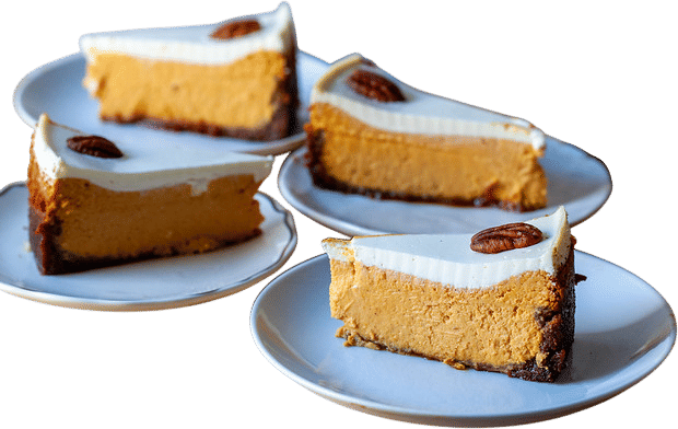 Pumpkin cheesecake!