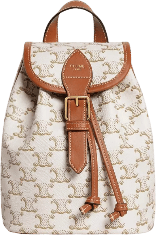 Mini Backpack Folco in Toile Triomphe