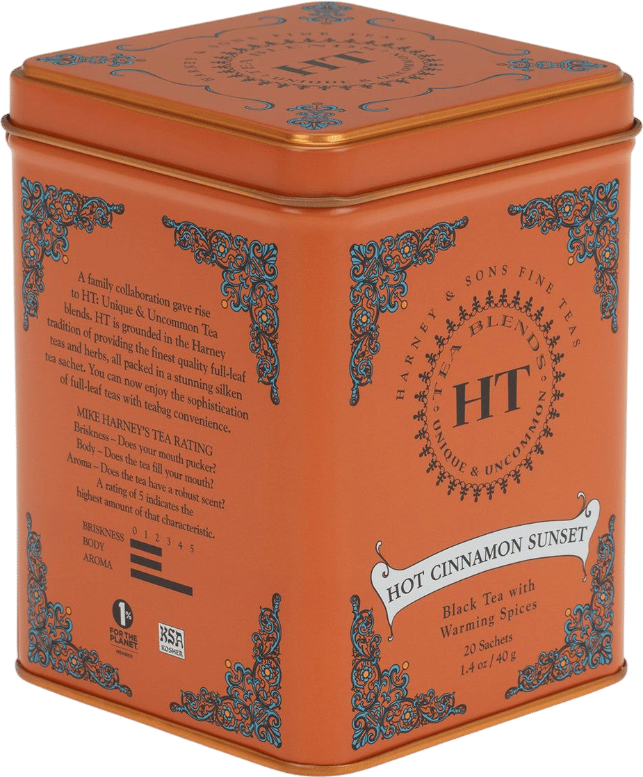 Harney & Sons Hot Cinnamon Sunset Tin of 20 Sachets