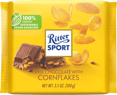 Ritter Sport Milk With Corn Flakes