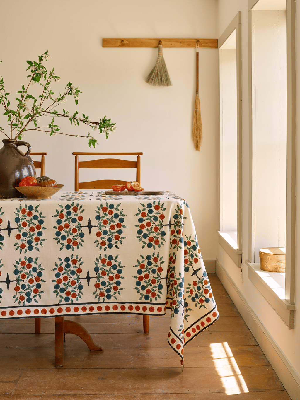 Block Shop Tree of Life Tablecloth (Cream)