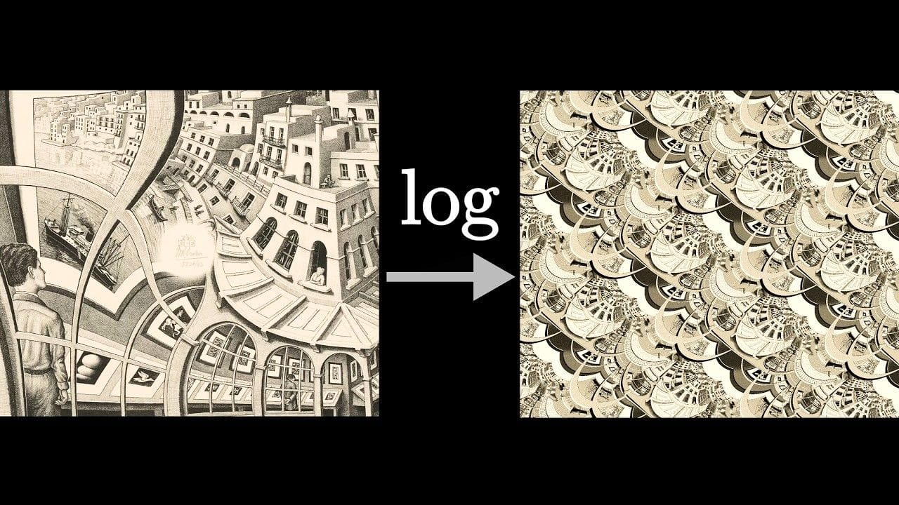 How to take a logarithm of an image