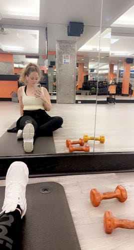 My weekly ass and abs class