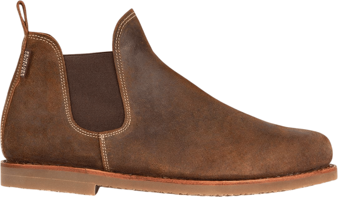 Penelope Chilvers Safari Oiled Suede Boot in Tan