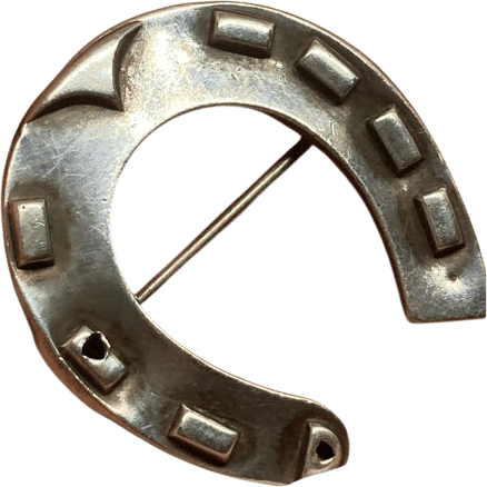 Antique Victorian Horseshoe Brooch Pin