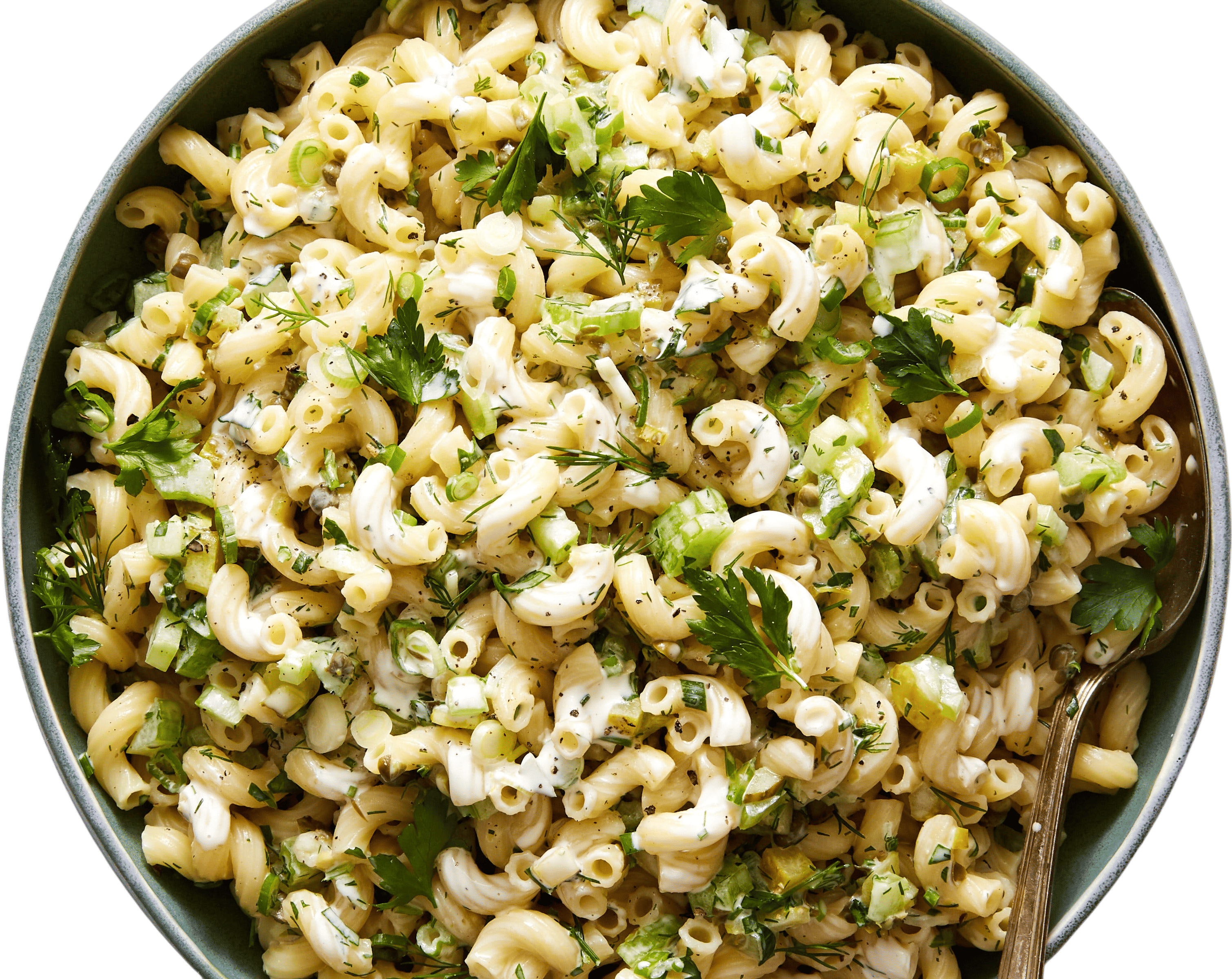 Macaroni Salad with Lemon and Herbs Recipe