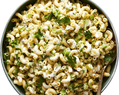 Macaroni Salad with Lemon and Herbs Recipe