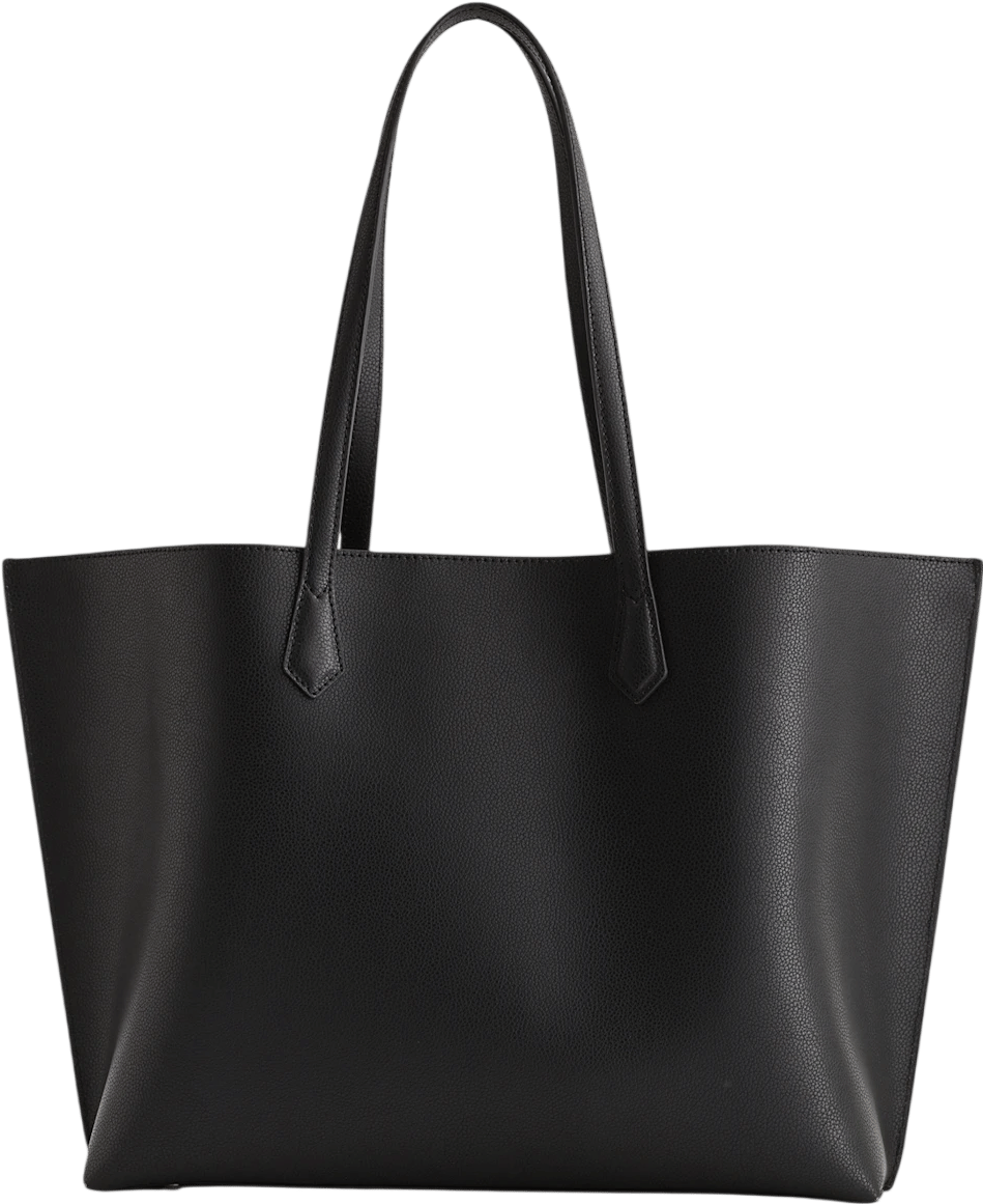 Classic Italian Leather Shopper Tote