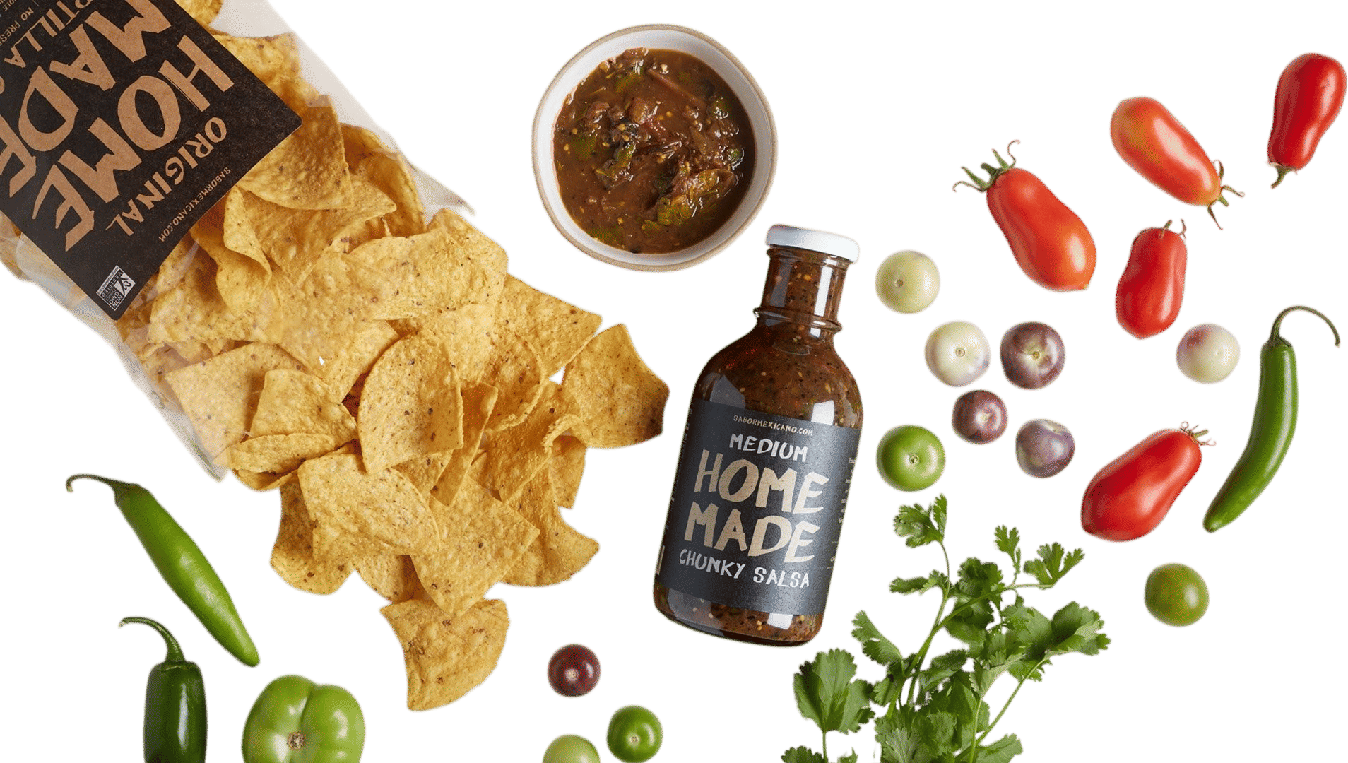 Sabor Mexicano- Home Made tortilla chips (thick)