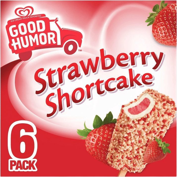Strawberry Shortcake Frozen Dessert Bars