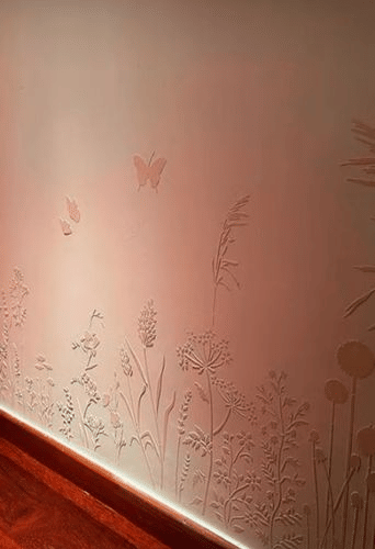 Plaster stenciling?!