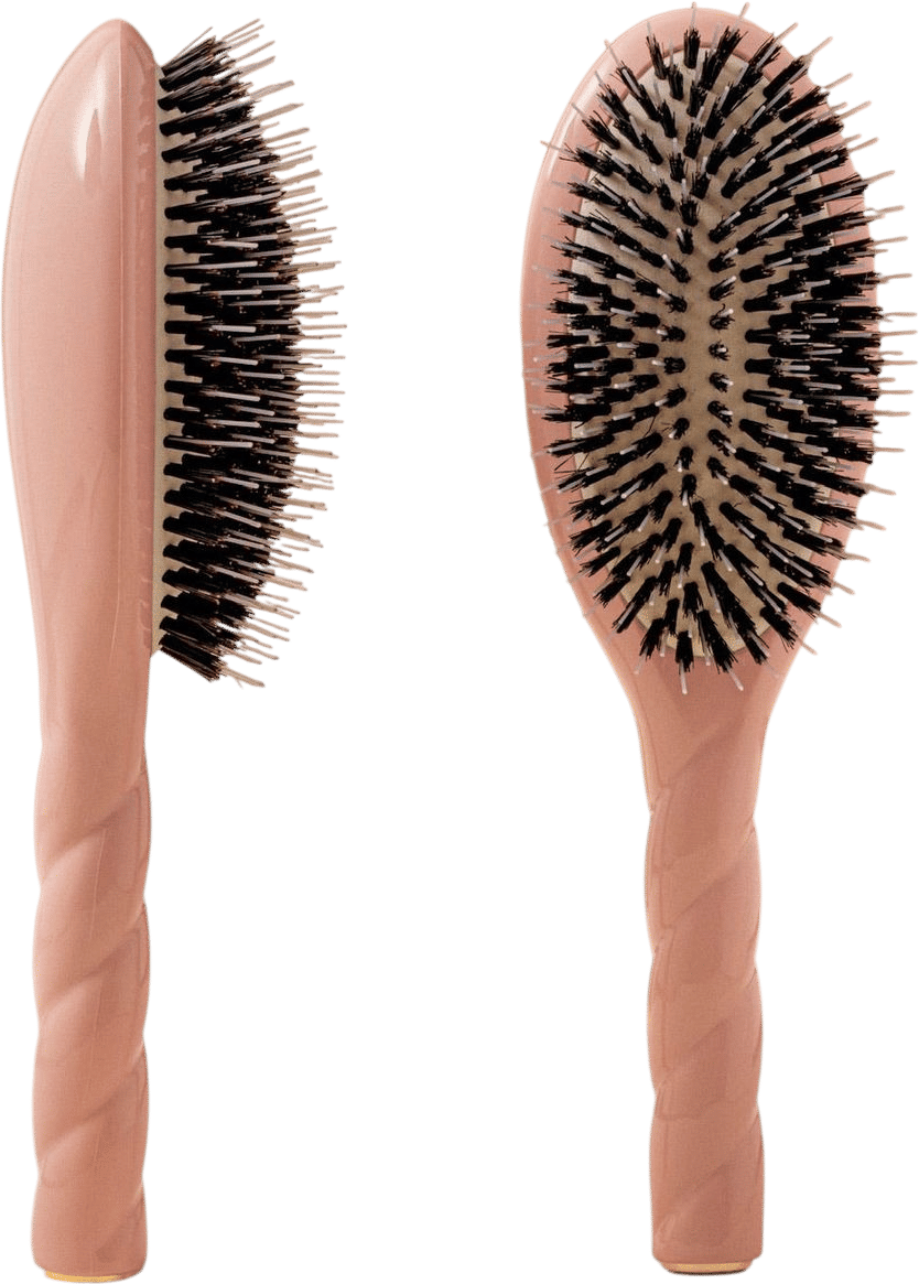 La Bonne Brosse Boar Bristle Hairbrush Powder Pink N.02