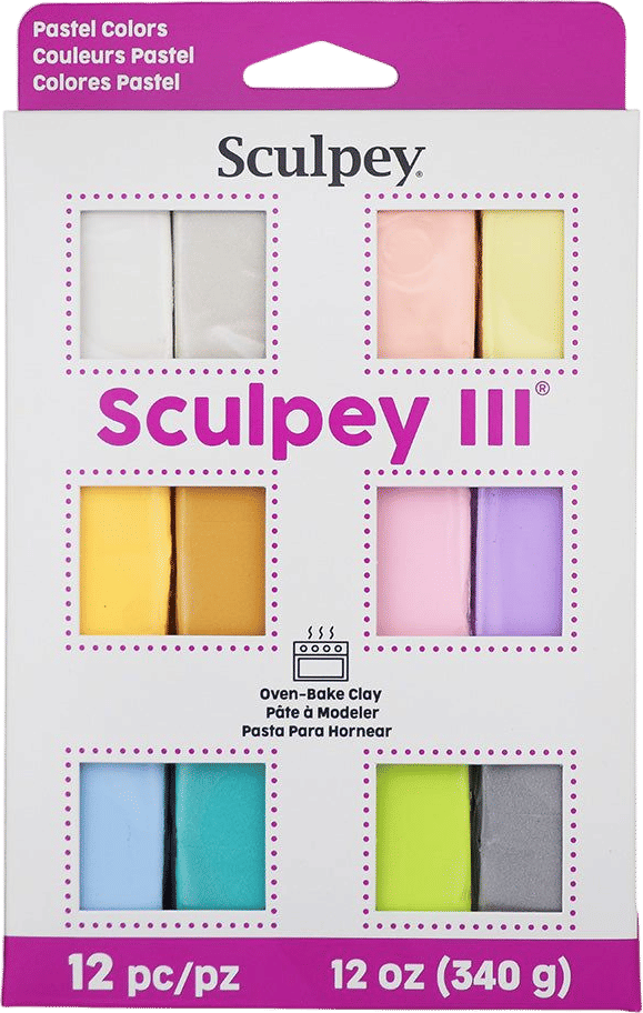 Sculpey III Pastel Colors Multi-Pack (12-Piece)