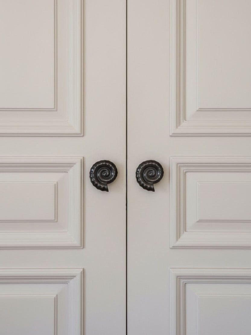 The Shell Hand-Crafted Ceramic Knob