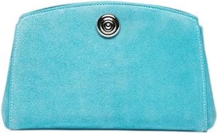 Pushlock Clutch - Smeraldo Suede