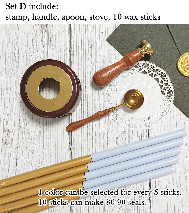 Seal snail mail with a custom wax stamp