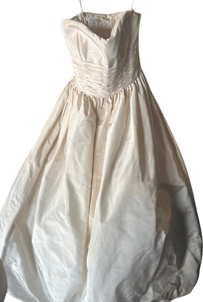 Vintage Oscar de la Renta Strapless Wedding Gown