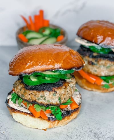 Pork Banh Mi Burgers Recipe