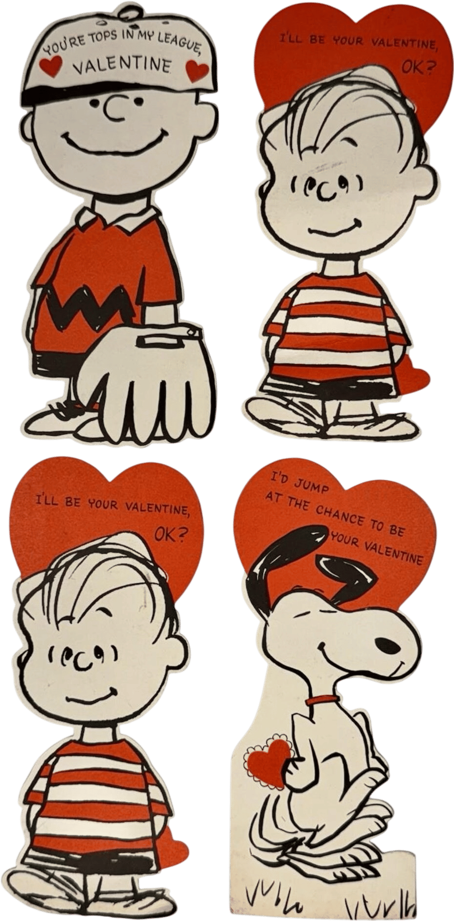 Vintage 1966 Peanuts Valentines