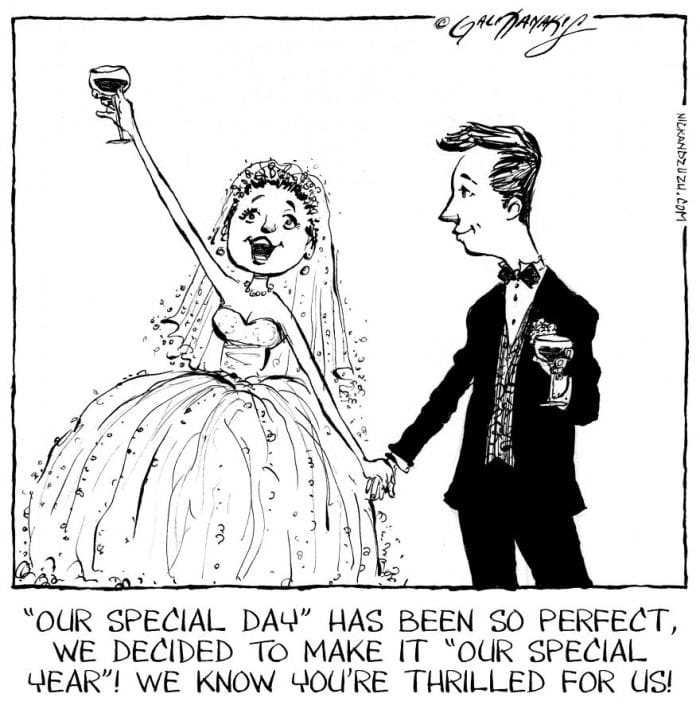(Quietly!) judging other people’s wedding choices