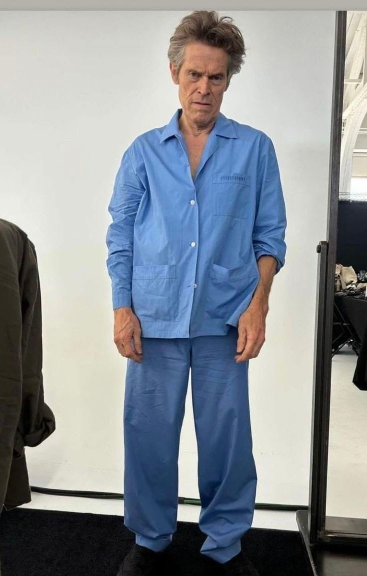 Willem Dafoe in Miu Miu