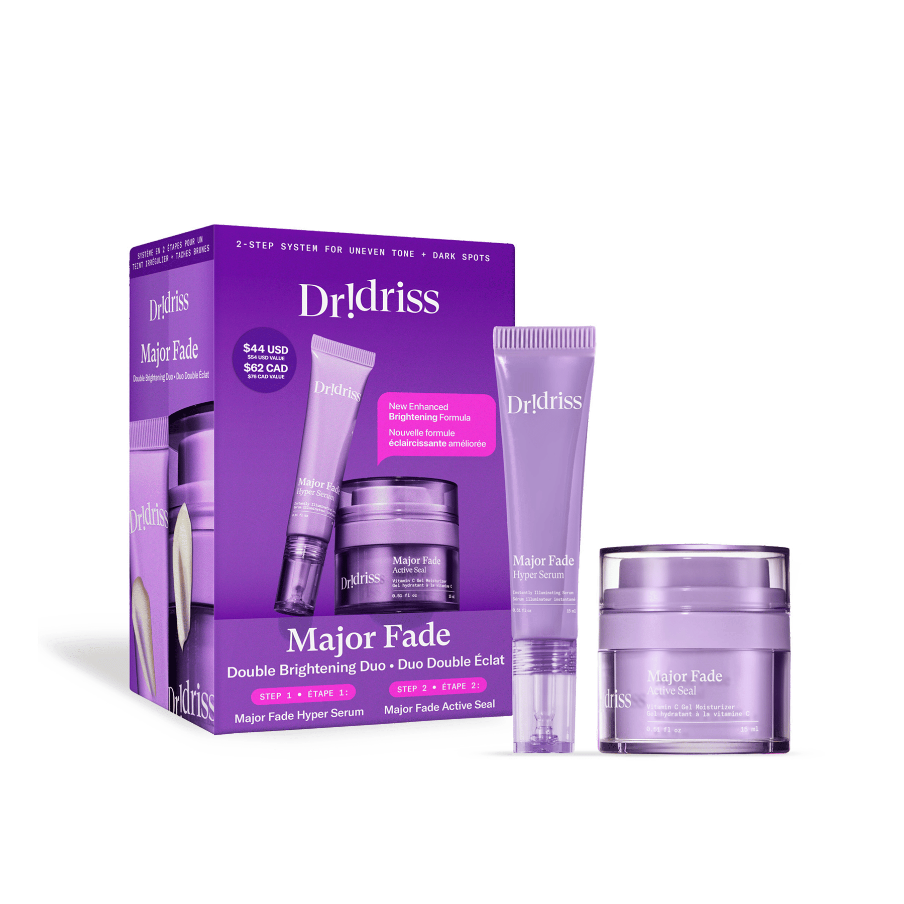 Dr Idriss Major Fade Double Brightening Duo