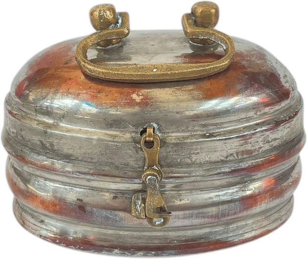 Vintage Turkish Hammam Tinned Copper Soap Box With Brass Handle - Etsy