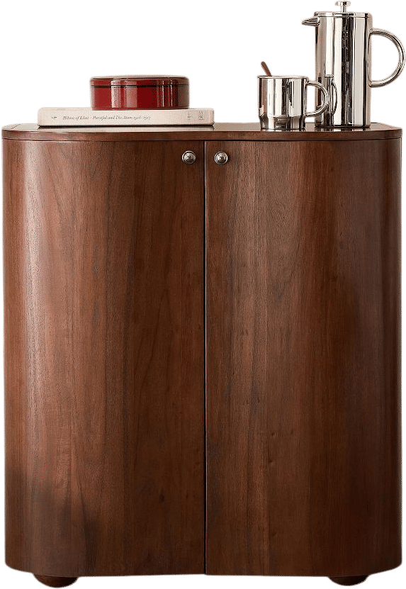 Emma Chamberlain Curved Bar Cabinet