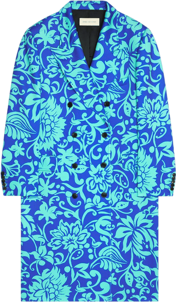 Dries Van Noten Oversized Scuba Coat