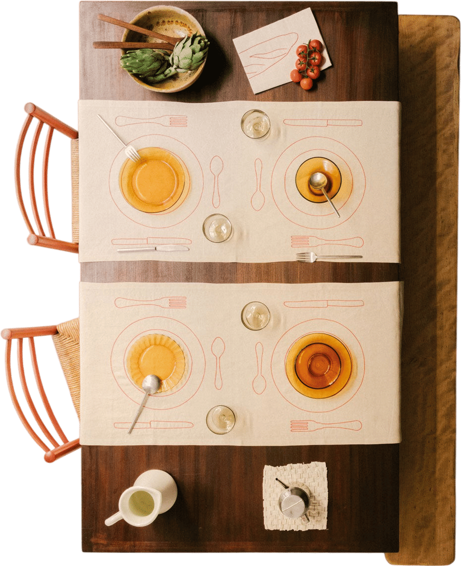 Minimaliste Duo Placemat
