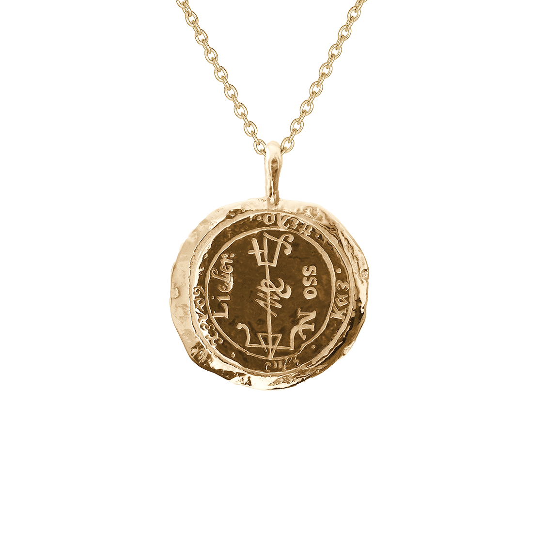 virgo alchemical talisman necklace