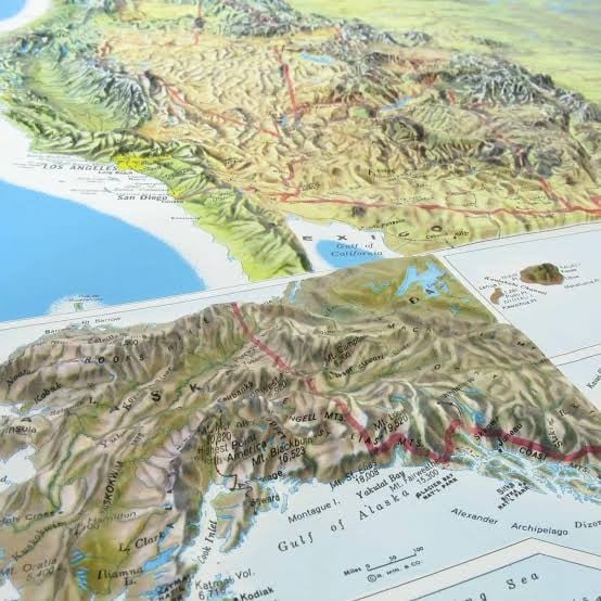 Raised Relief Maps