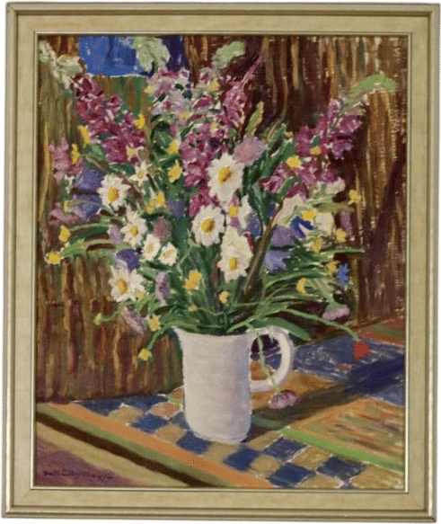 Original Mid-century Swedish Panel Painting – “flower Still Life” by Bertil Lundgren – Signed – 68 × 58 Cm - Etsy