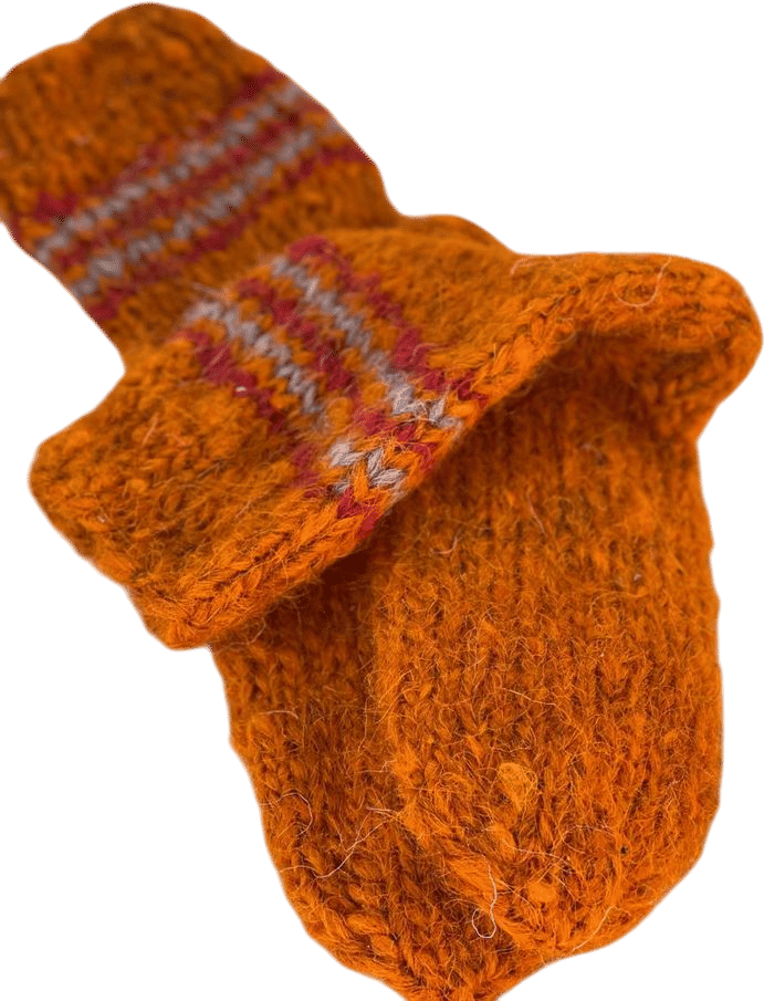 Orange Handmade Wool Socks, Extra Thick, Plus Size, Pure Wool Socks, Wool Bed Socks, Organic Wool, Healing, Christmas Gifts,Express Shipping