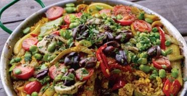 Multi-Vegetable Paella Recipe